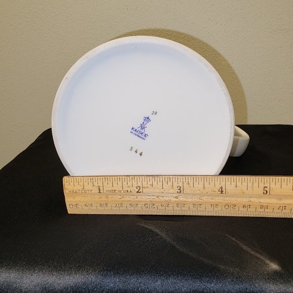 Vintage AK Kaiser Porcelain Beer Stein with Pewter lid - Arm Wrestling - Picture 14 of 15